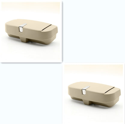 Autobrillenkoker Maxime 2 delig - Beige