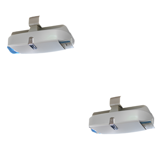 Autobrillenkoker Maxime 2 delig - Grijs