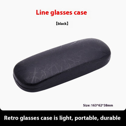 Print Brillenkoker Jules - Gebroken Zwart