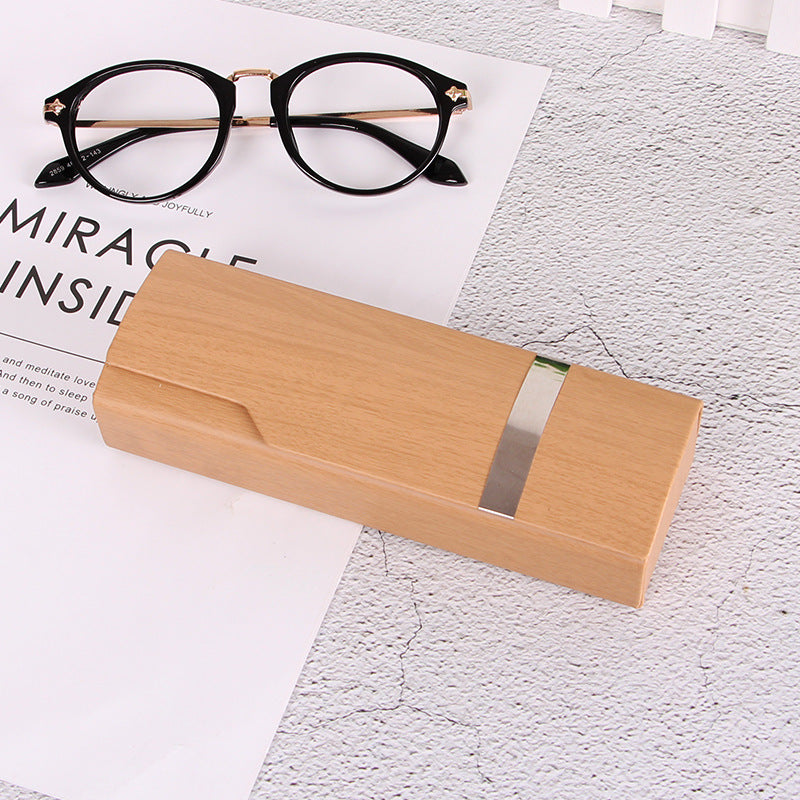 Brillenkoker Camille - Houtkleur