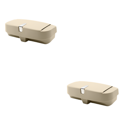 Autobrillenkoker Maxime 2 delig - Beige