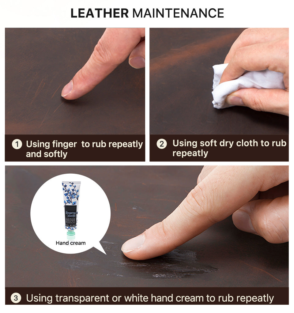 Leren Handgemaakte Brillendoos Laurent - Bruin