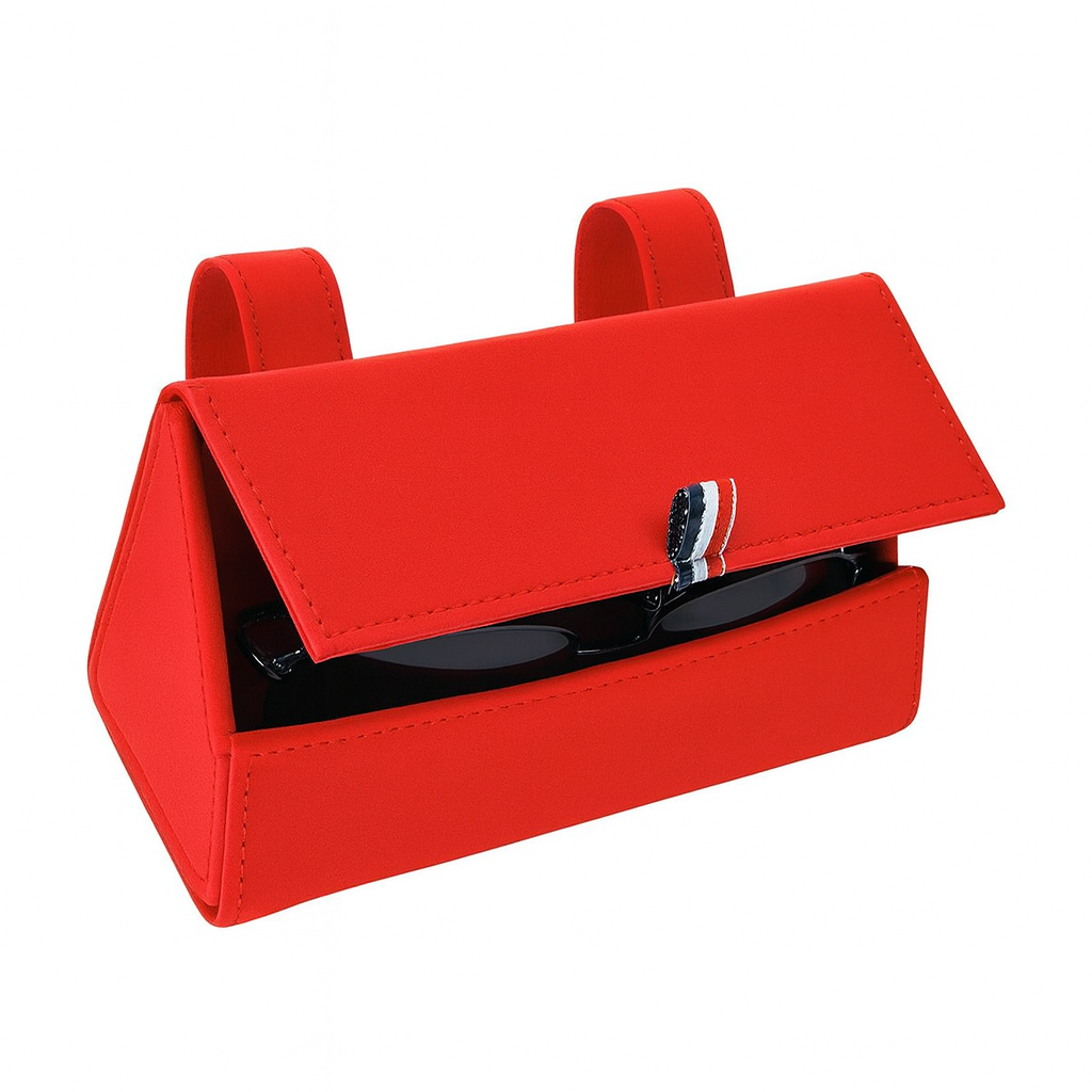 Multifunctionele Autobrillen opbergdoos Hugo - Rood