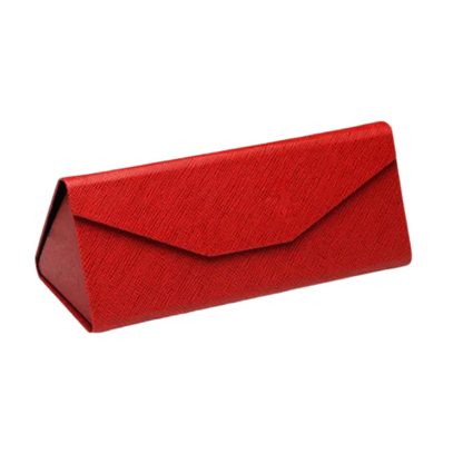 Handgemaakte opvouwbare brillenkoker Chloé - Rood