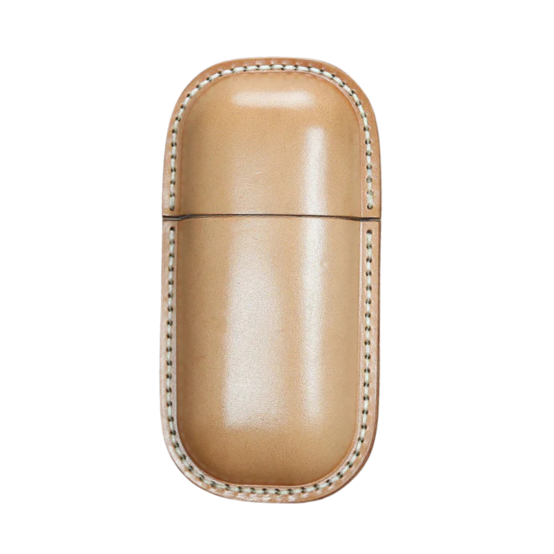 Handgemaakte Leren Brillenkoker Bastien - Primaire kleur