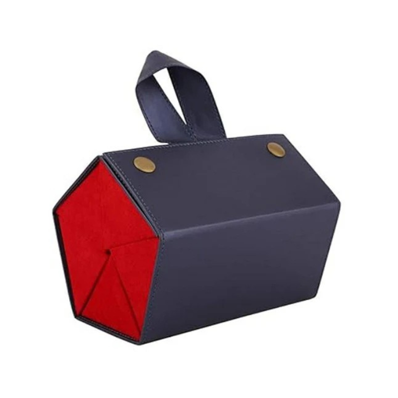 Opvouwbare Brillendoos Amélie - Staal blauw