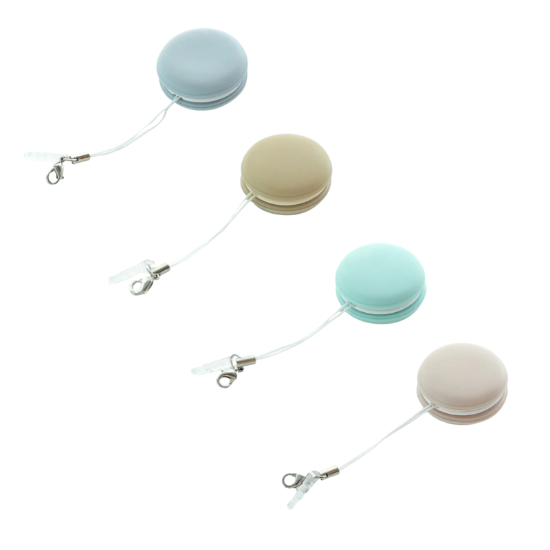 Draagbare macaron bril schoonmaak accessoire Colette - 4 Delig