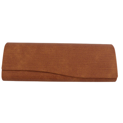 Leren brillenkoker Jolie - Donkere Koffie