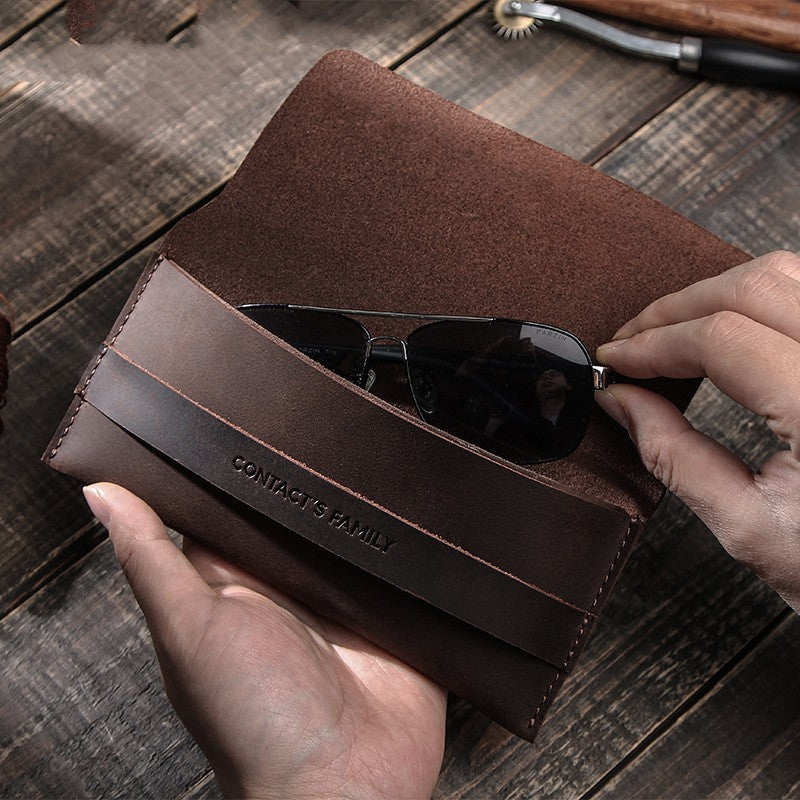 Leren Brillenkoker Gérard - Bruin