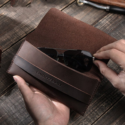 Leren Brillenkoker Gérard - Bruin