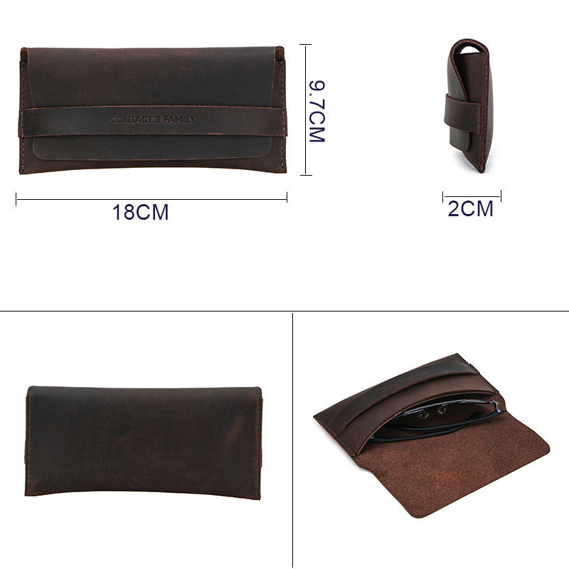 Leren Brillenkoker Gérard - Bruin